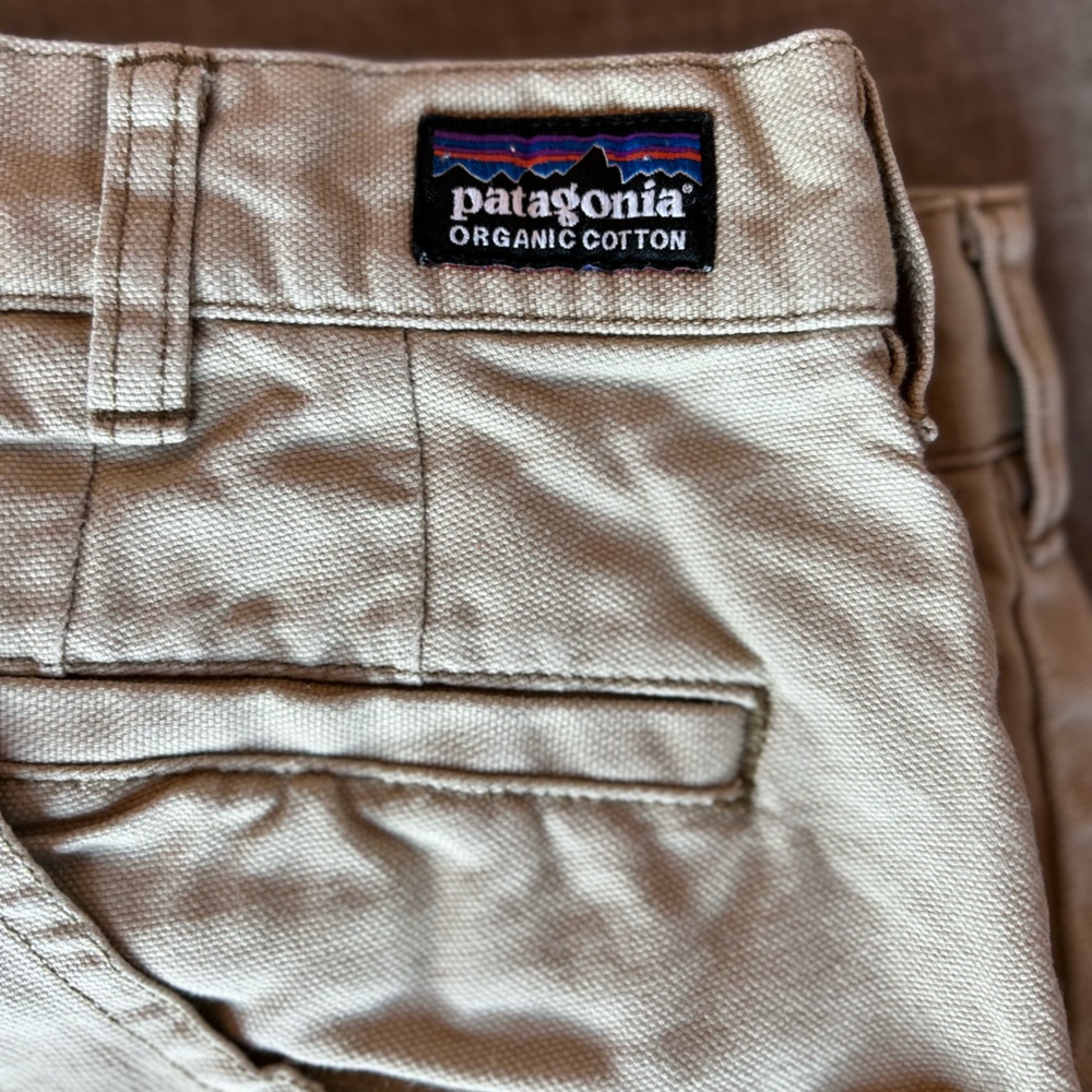 Patagonia Light Tan Organic Cotton Pants